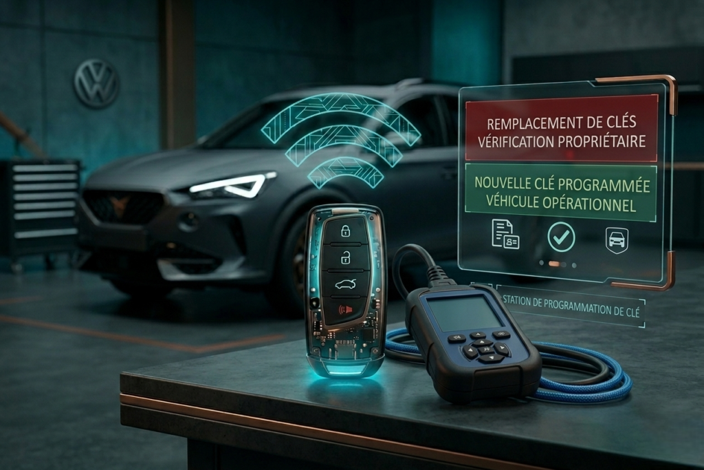 Serrurier automobile reprogrammation clé perdue